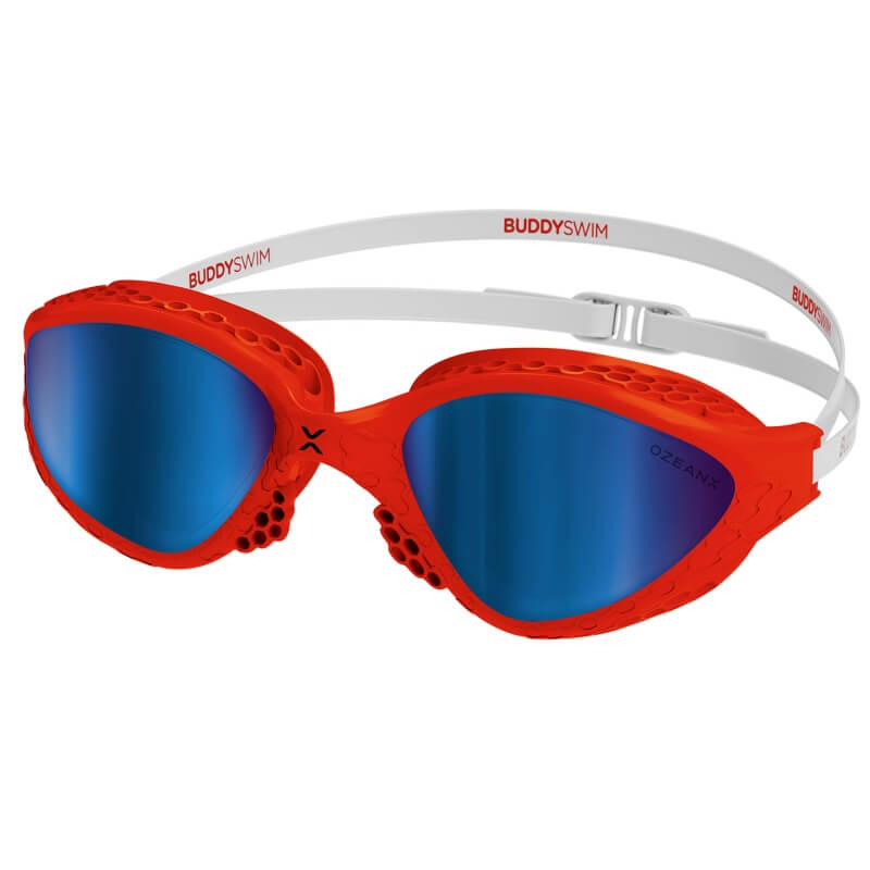BUDDYSWIM OzeanX Mirror Red/White/Blue  peldbrilles