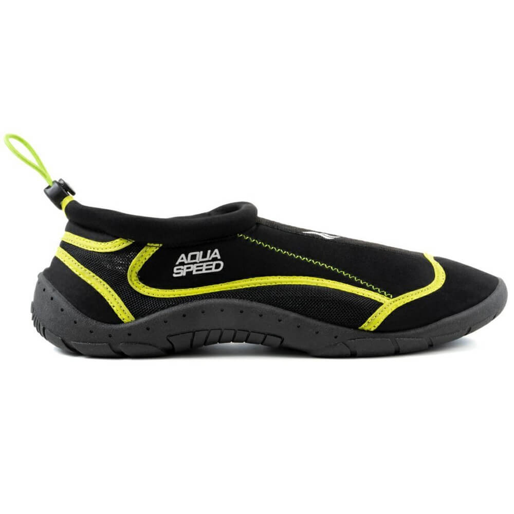 AQUA SPEED Model 28B Black/Fluo Yellow ūdens apavi