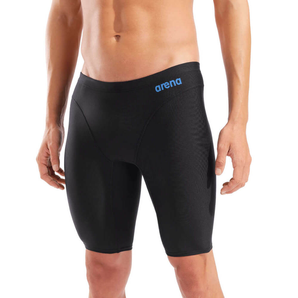 ARENA Swim Solid Black/Blue Cosmo vīriešu džammeri
