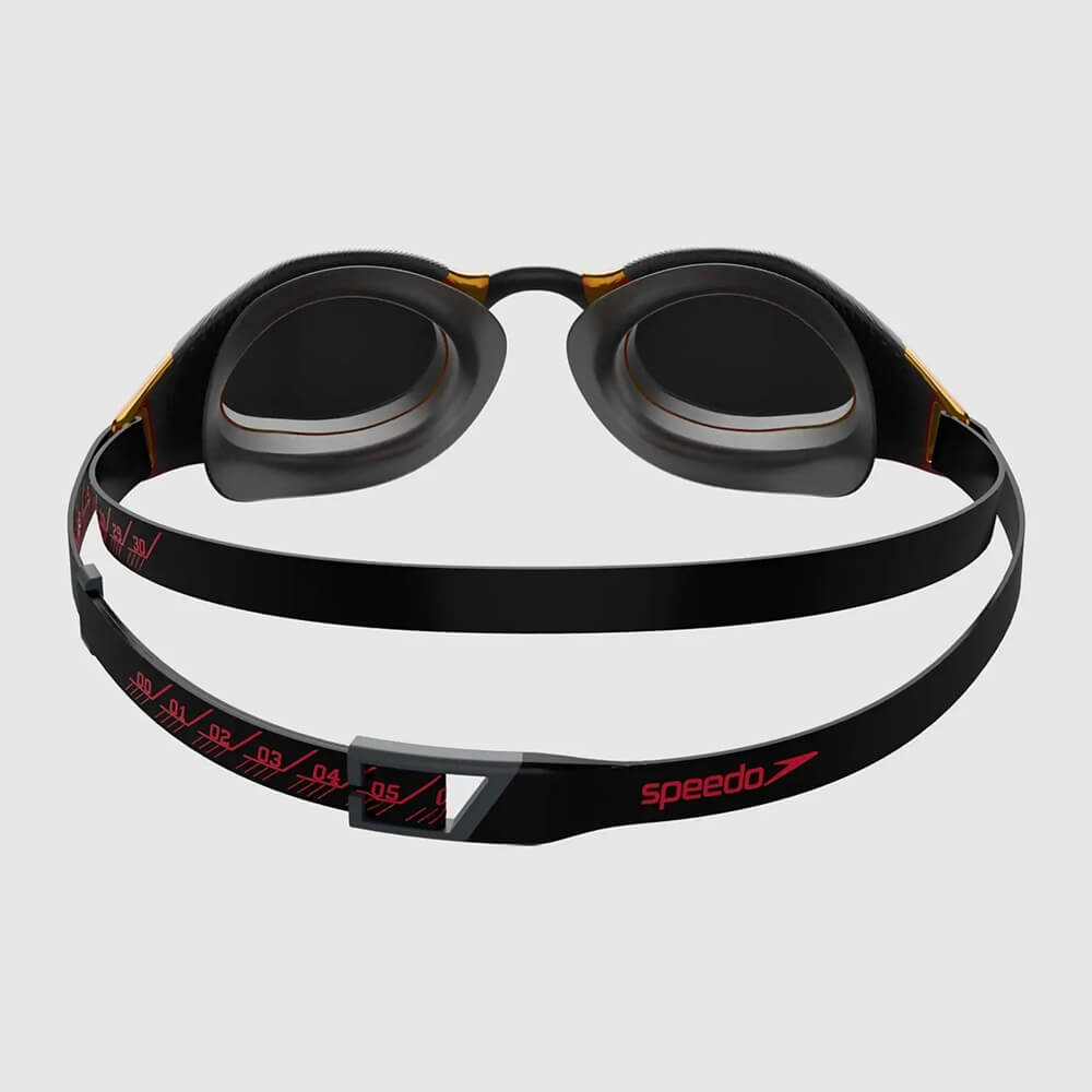 SPEEDO Fastskin Hyper Elite Mirror Black/Gold peldbrilles