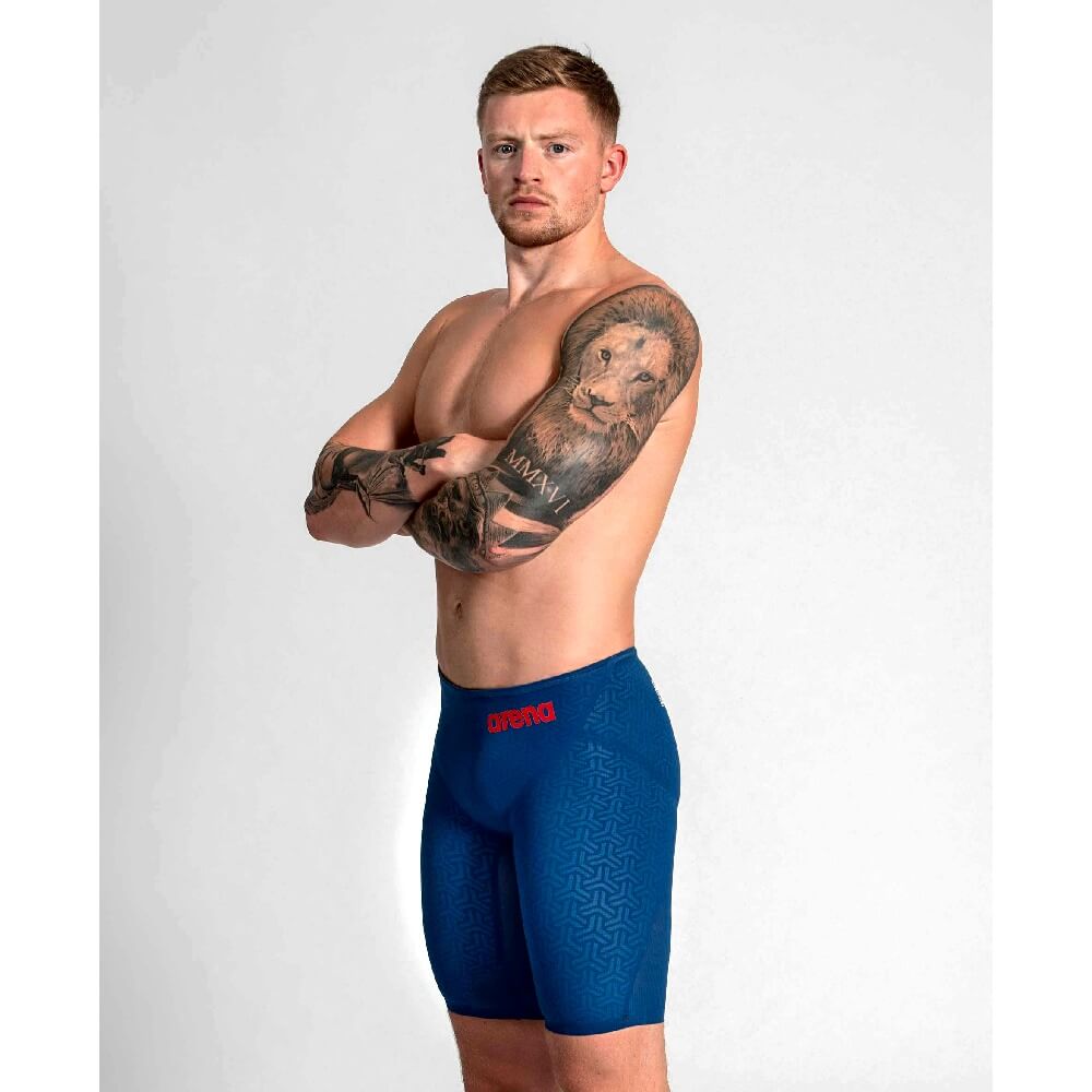 ARENA Powerskin Carbon Glide Jammer Ocean Blue vīriešu sacensību peldbikses