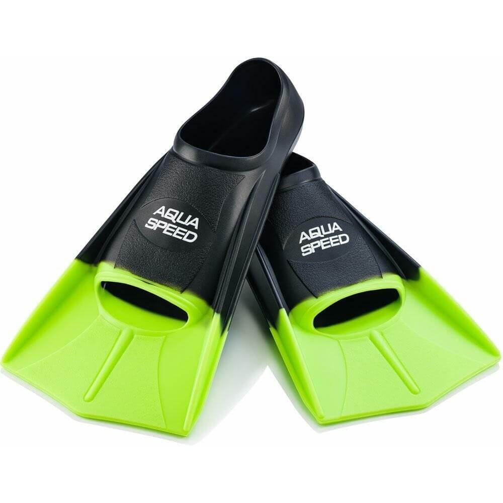 AQUA SPEED Training Fins Black/Green pleznas
