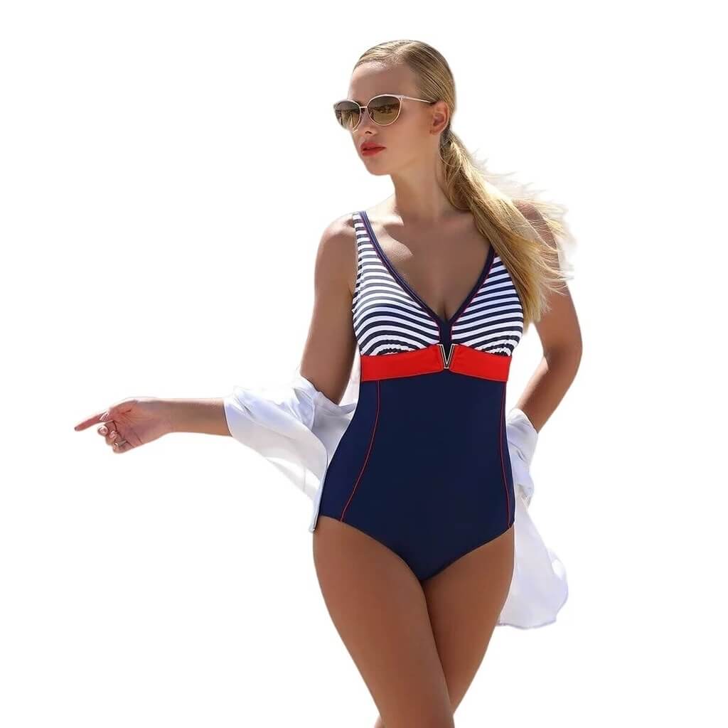 AQUA SPEED Maris Navy sieviešu peldkostīms