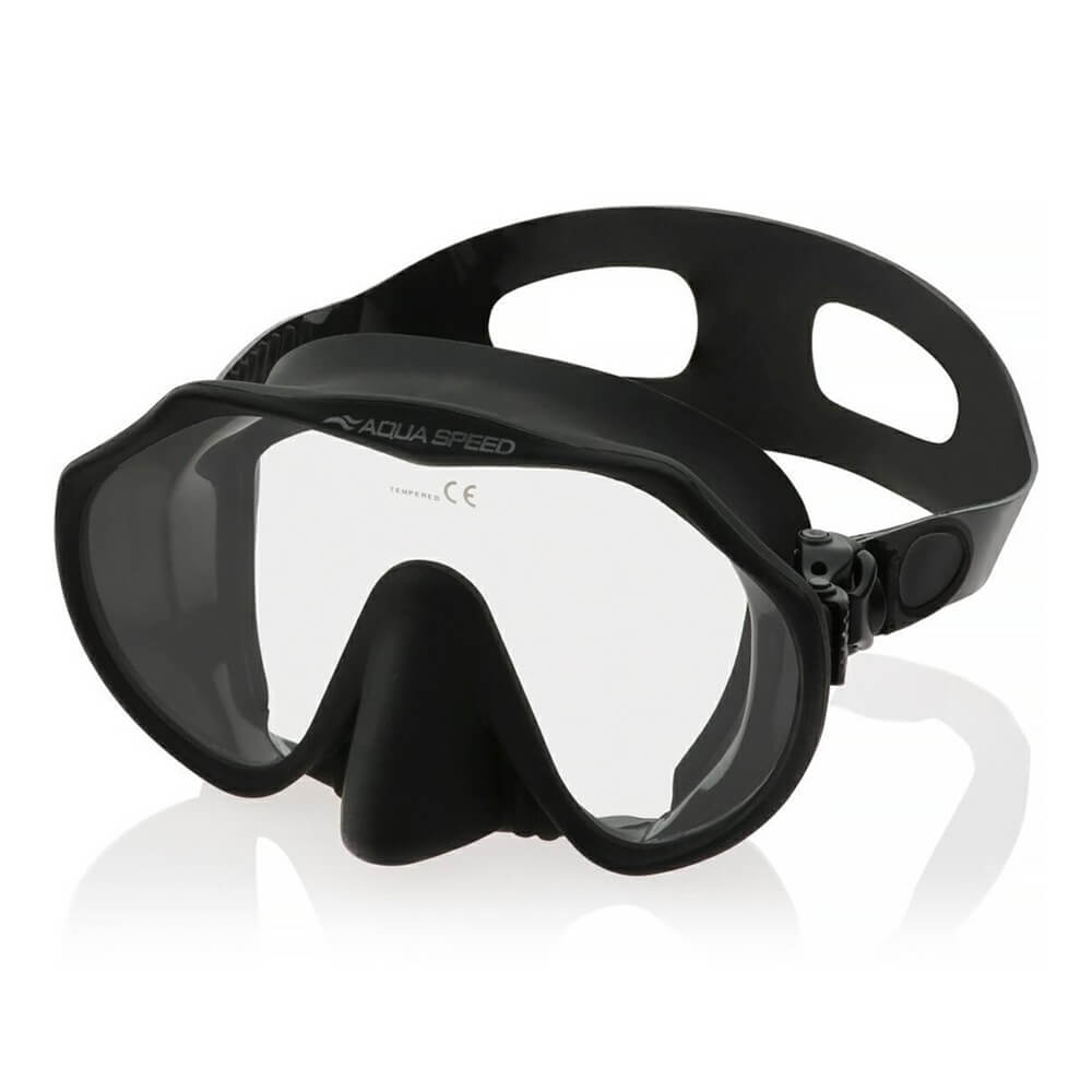 AQUA SPEED Amati 2.0 Black niršanas maska