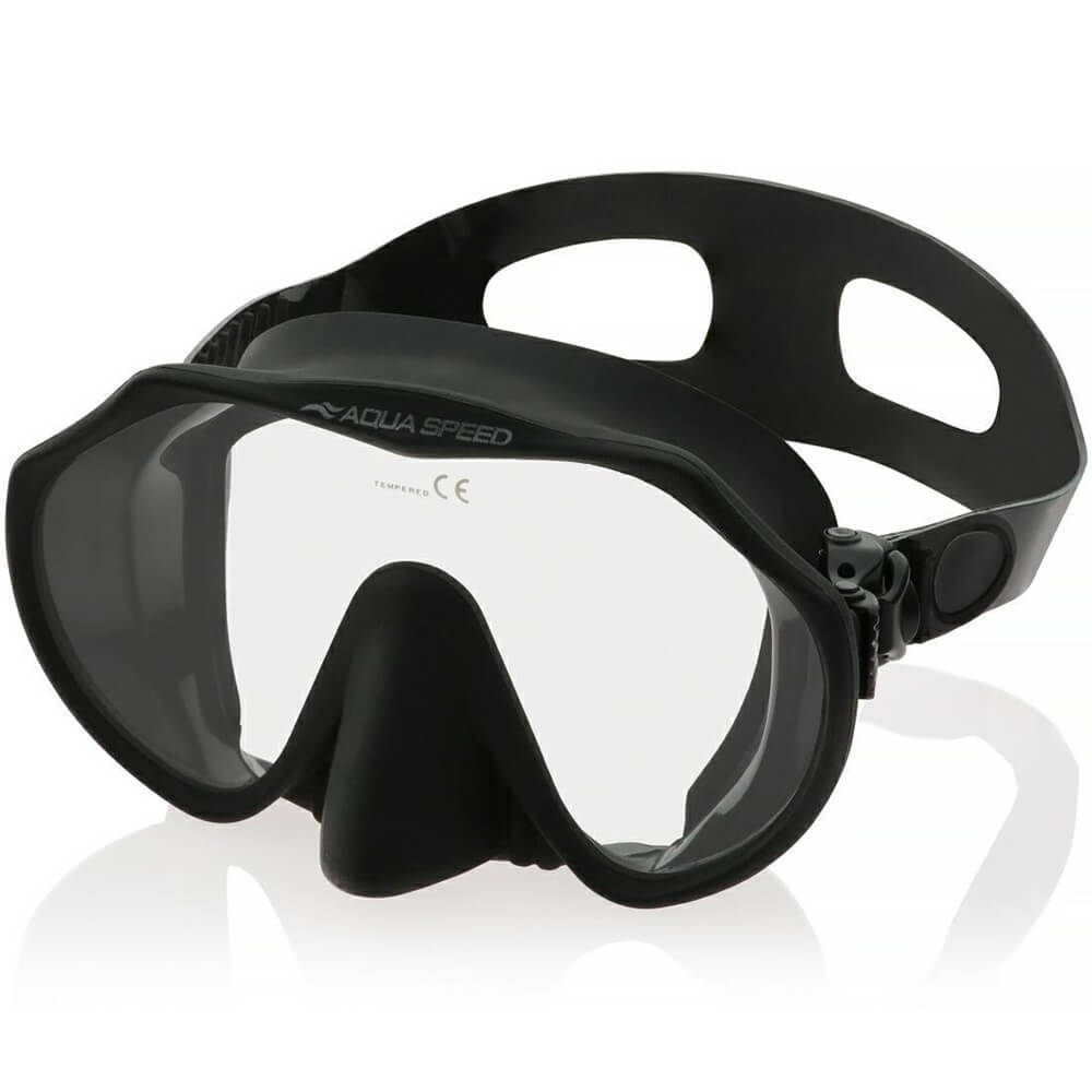 AQUA SPEED Amati 2.0 Black niršanas maska
