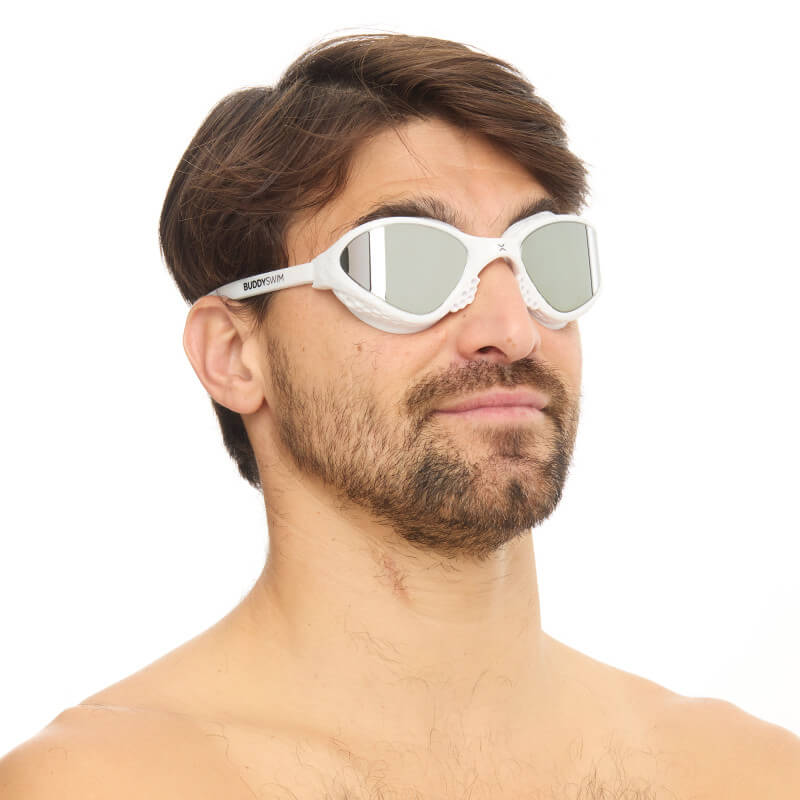 BUDDYSWIM OzeanX Mirror White/Silver peldbrilles