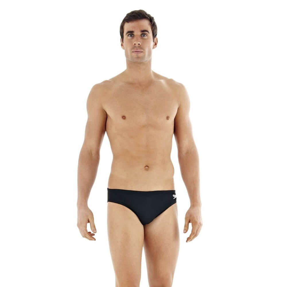 SPEEDO Essential Endurance 7cm Sportsbrief Black vīriešu peldbikses