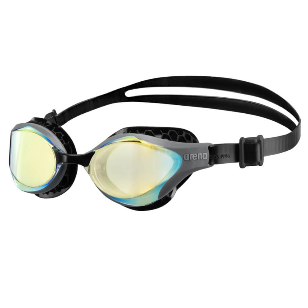 ARENA Air Bold Swipe Mirror Aqua/Dark Grey peldbrilles