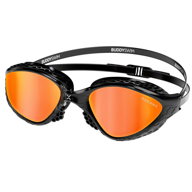BUDDYSWIM OzeanX Mirror Black/Orange peldbrilles