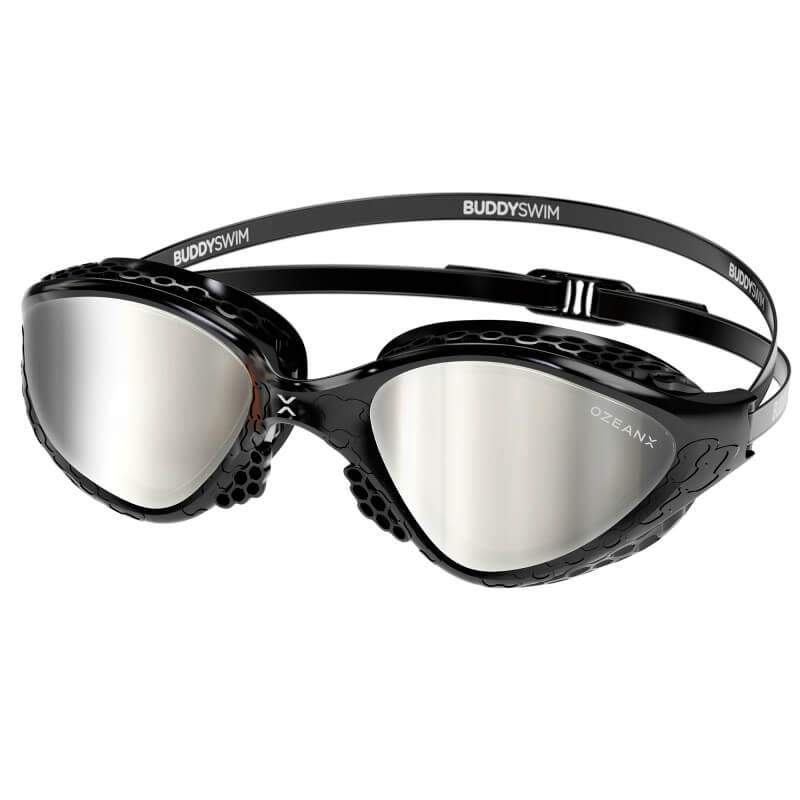BUDDYSWIM OzeanX Mirror Black/Silver peldbrilles