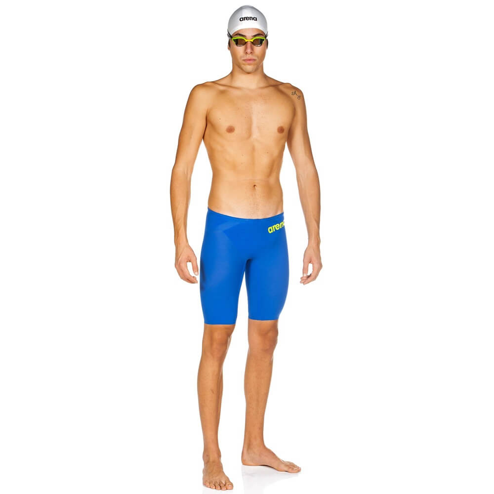 ARENA Powerskin Carbon-AIR² Jammer Blue/Yellow vīriešu sacensību peldbikses