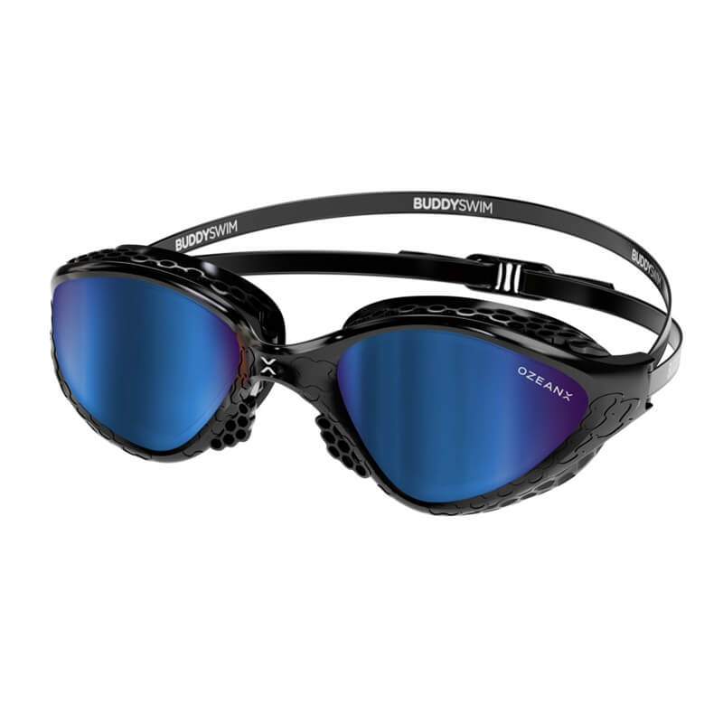 BUDDYSWIM OzeanX Mirror Black/Blue peldbrilles