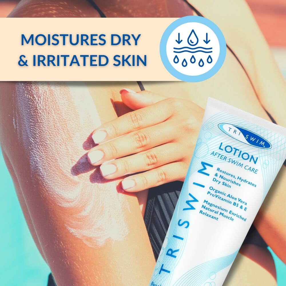 TRISWIM Moisturizing Regenerating Body Lotion For Swimmers Peach & Orange Blossom (250ml) losjons