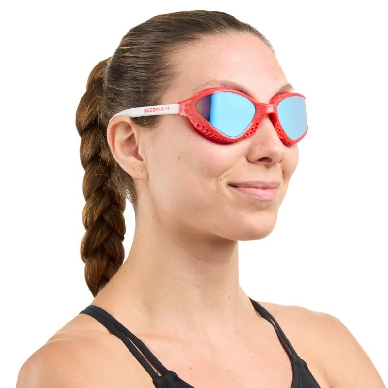 BUDDYSWIM OzeanX Mirror Red/White/Blue  peldbrilles