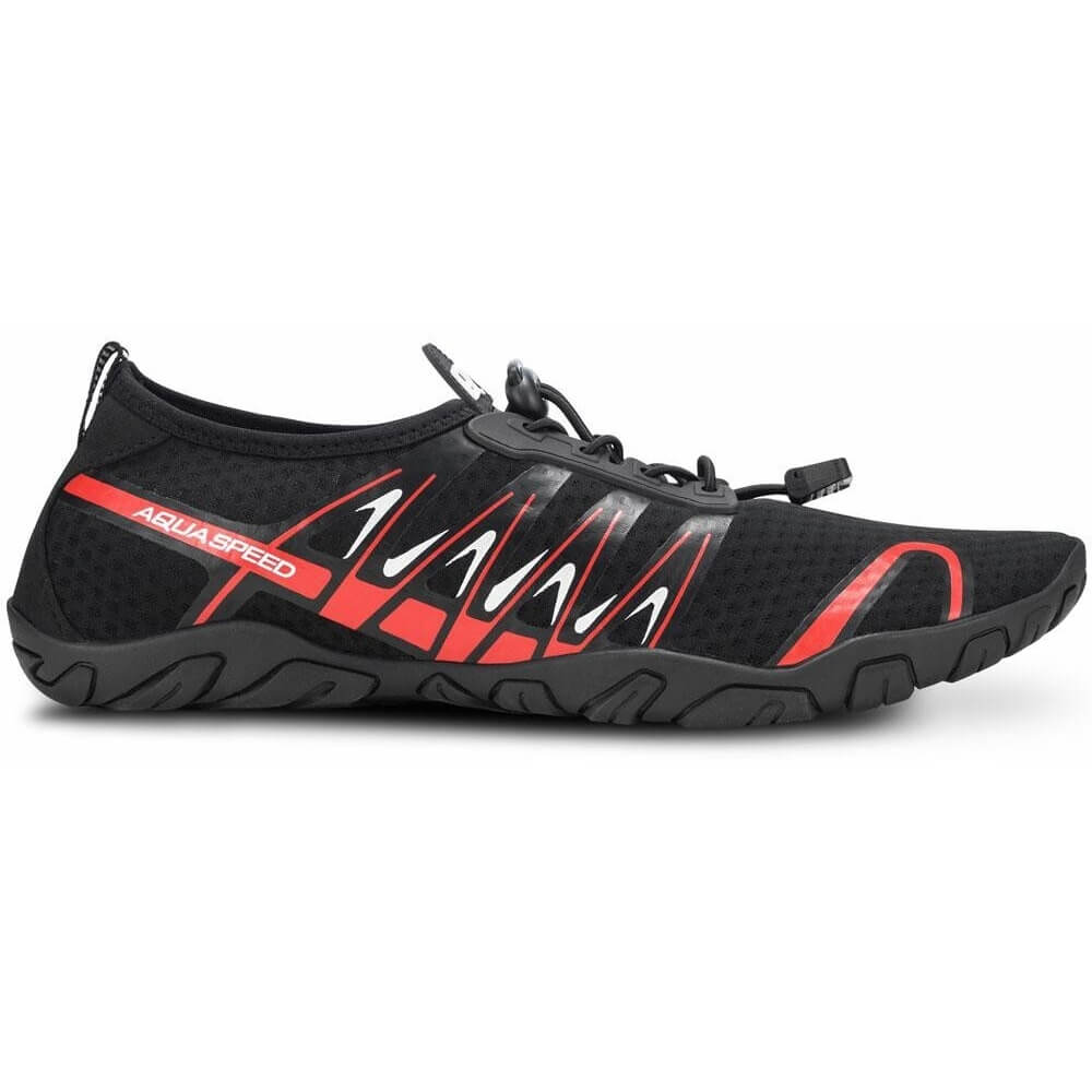 AQUA SPEED Gekko Black/Red ūdens apavi