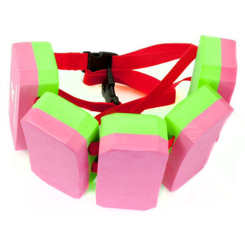 AQUA SPEED 5-daļīgā Pink/Green peldspējas josta