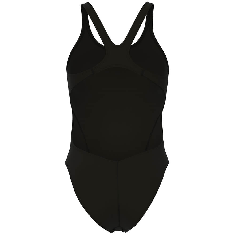 ARENA Team Swim Tech Back Solid Black/White sieviešu peldkostīms