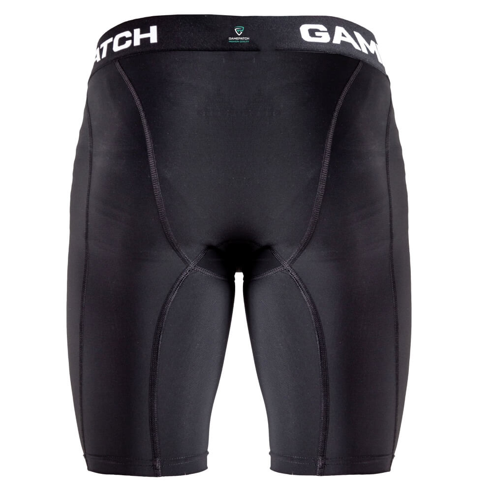 GAMEPATCH Black kompresijas šorti