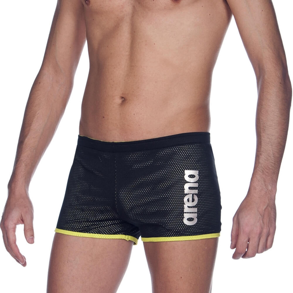 ARENA Unisex Square Cut Black dragšorti