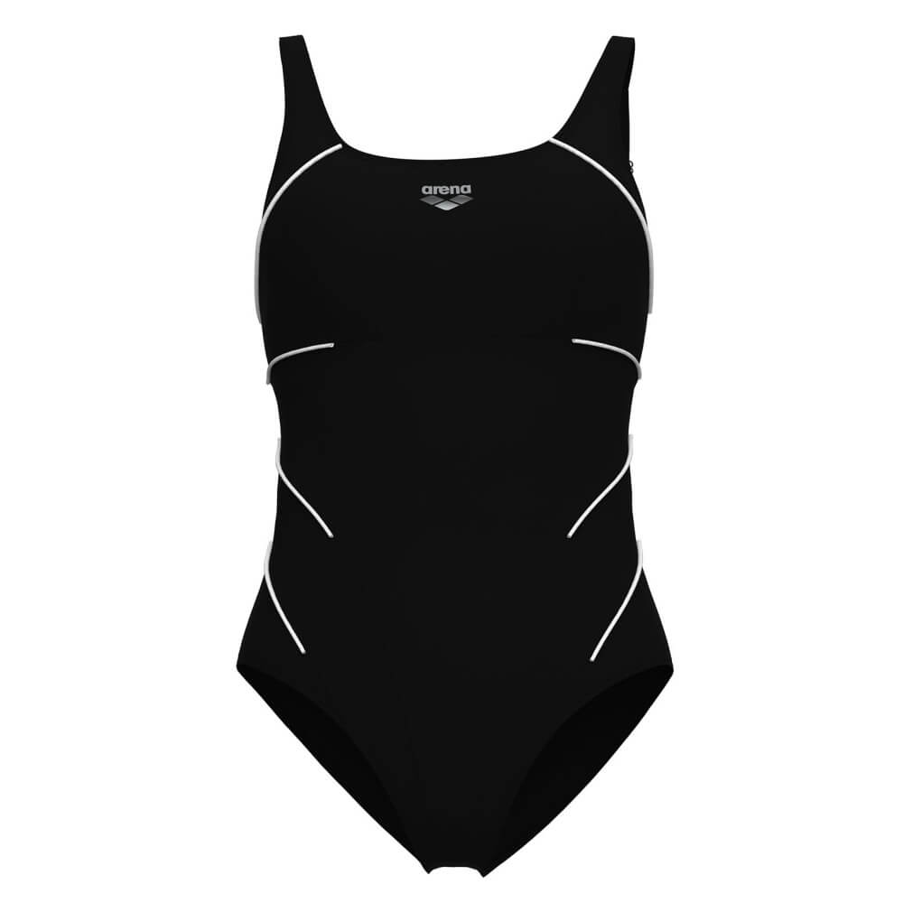 ARENA Jewel Low C Cup Black sieviešu peldkostīms