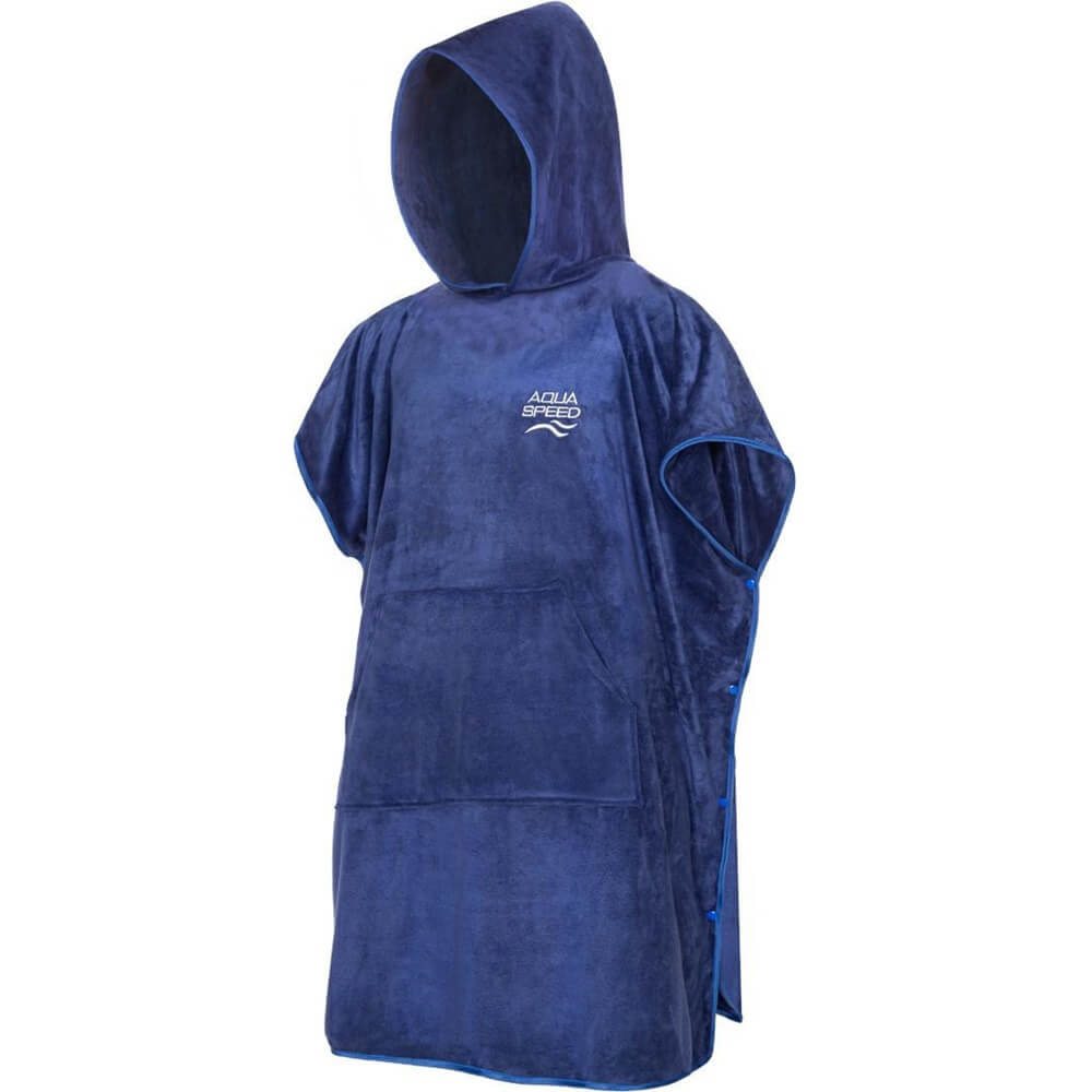 AQUA SPEED Microfibre Navy pončo dvielis