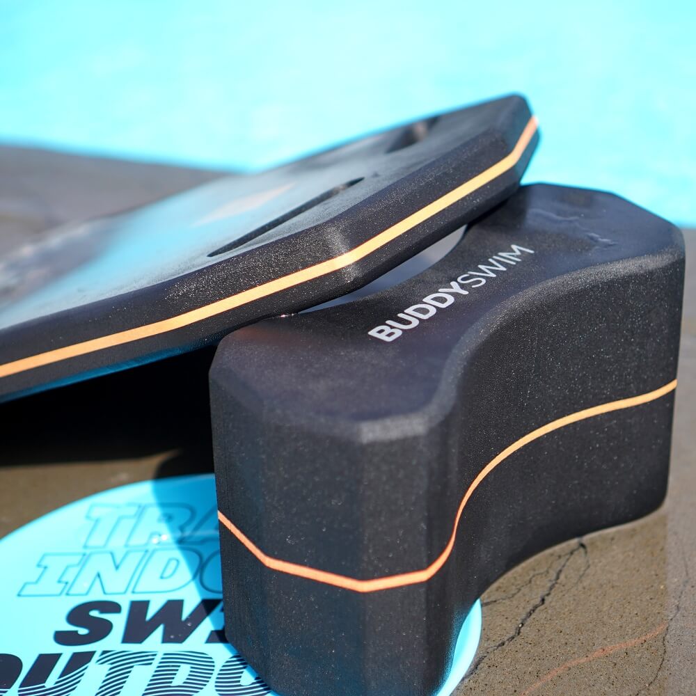 BUDDYSWIM Pull Buoy Black/Pink pludiņš