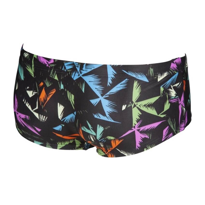 ARENA Multicolor Palms Low Waist Short Turquoise/Multi vīriešu peldbikses