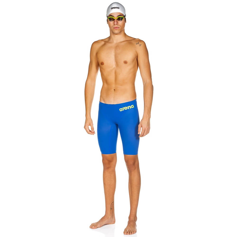 ARENA Powerskin Carbon-AIR² Jammer Blue/Yellow vīriešu sacensību peldbikses