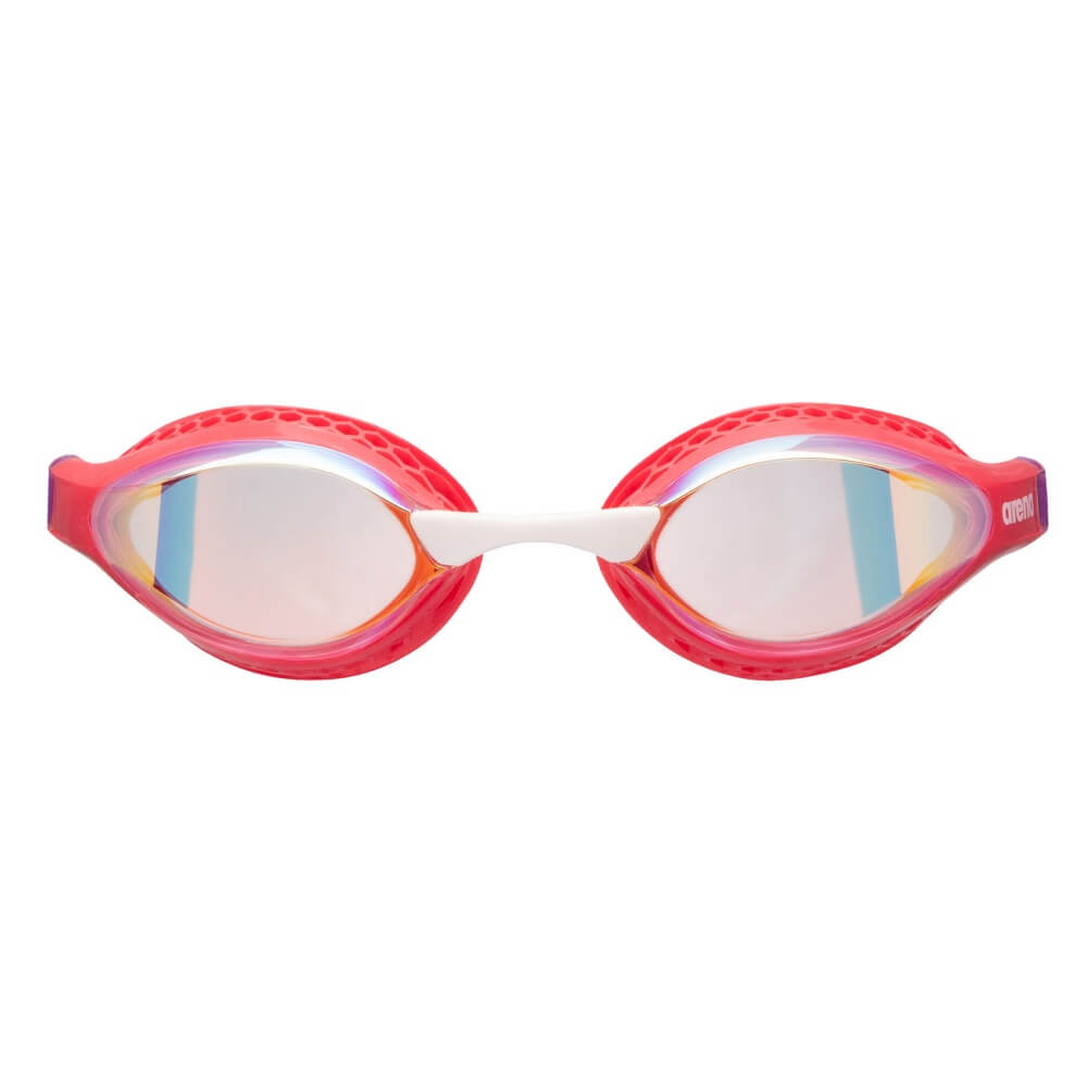 ARENA Air Speed Mirror Racing Yellow Copper/Bright Coral/Plum peldbrilles