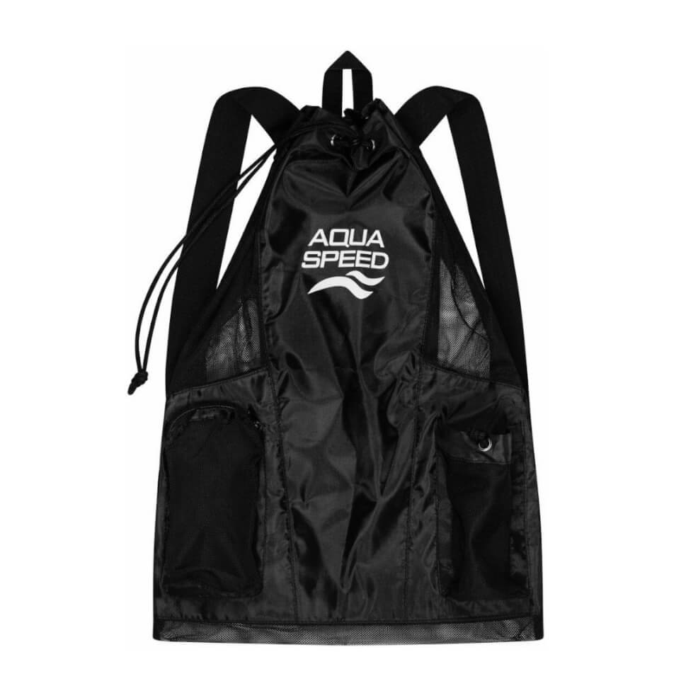 AQUA SPEED Gear Bag Black tīkla maiss