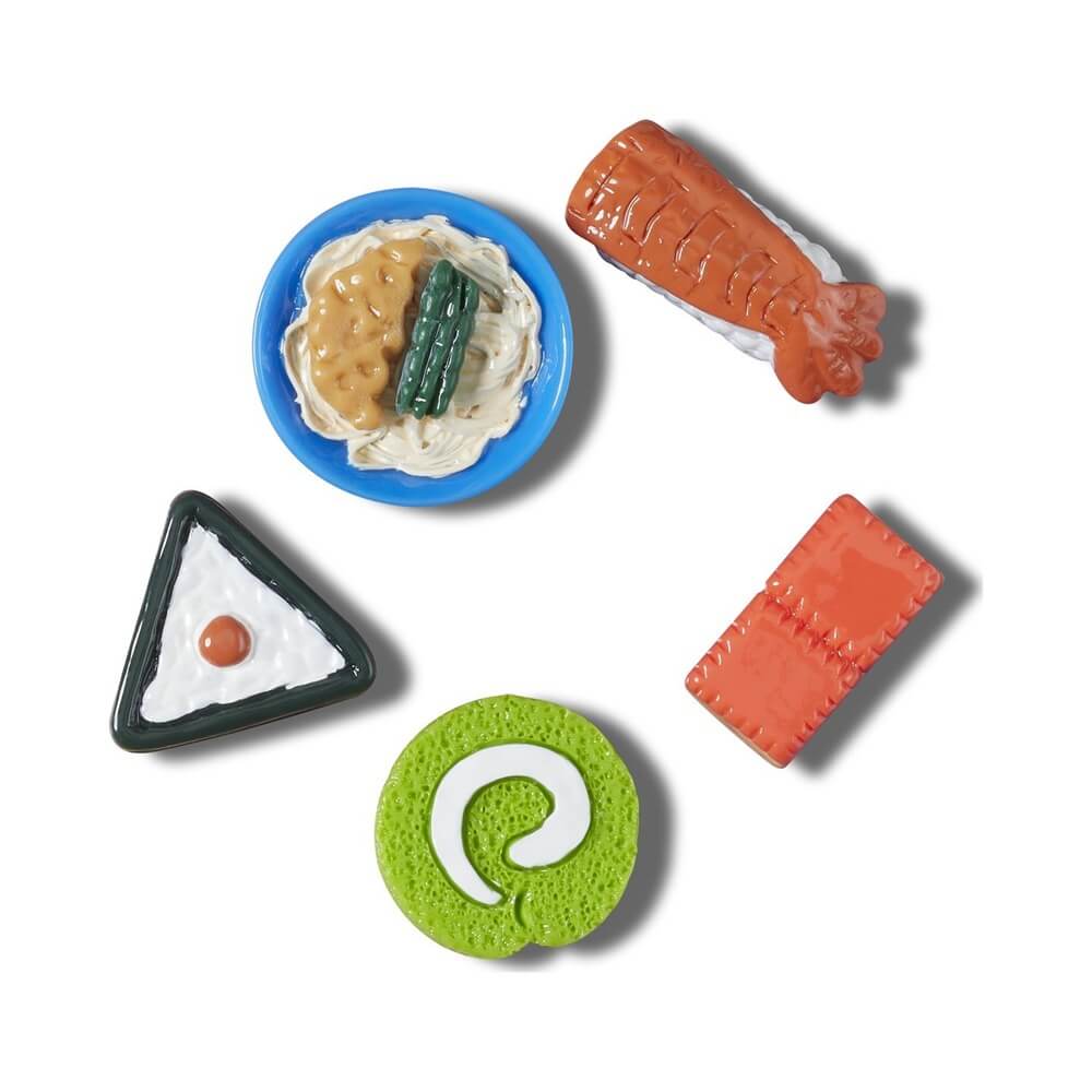 Crocs™ Jibbitz™ piekariņu komplekts 3D Mini Sushi Party 5 pack