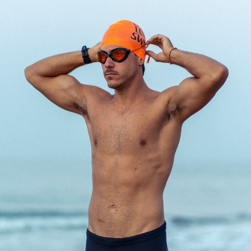 BUDDYSWIM Ozean Swim Goggles Black/Orange