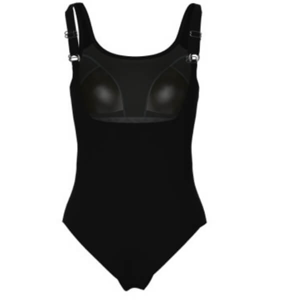 ARENA Giorgia Squared Back Black sieviešu peldkostīms