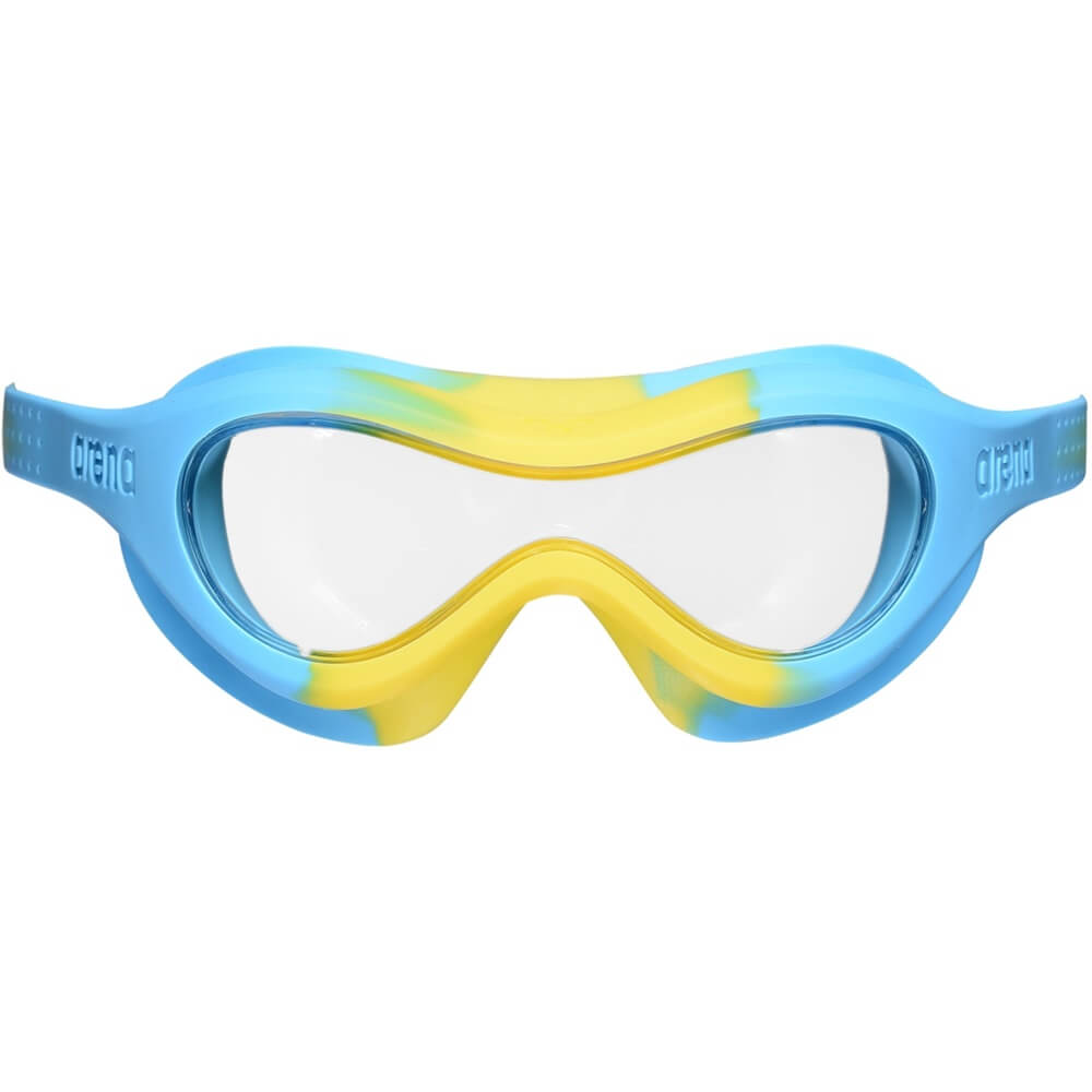 ARENA Kids Spider Clear/Yellow/Light Blue bērnu peldēšanas maska