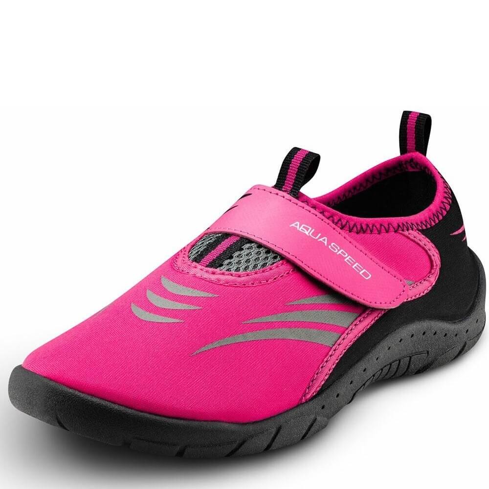 AQUA SPEED Model 27C Pink/Black sieviešu ūdens apavi