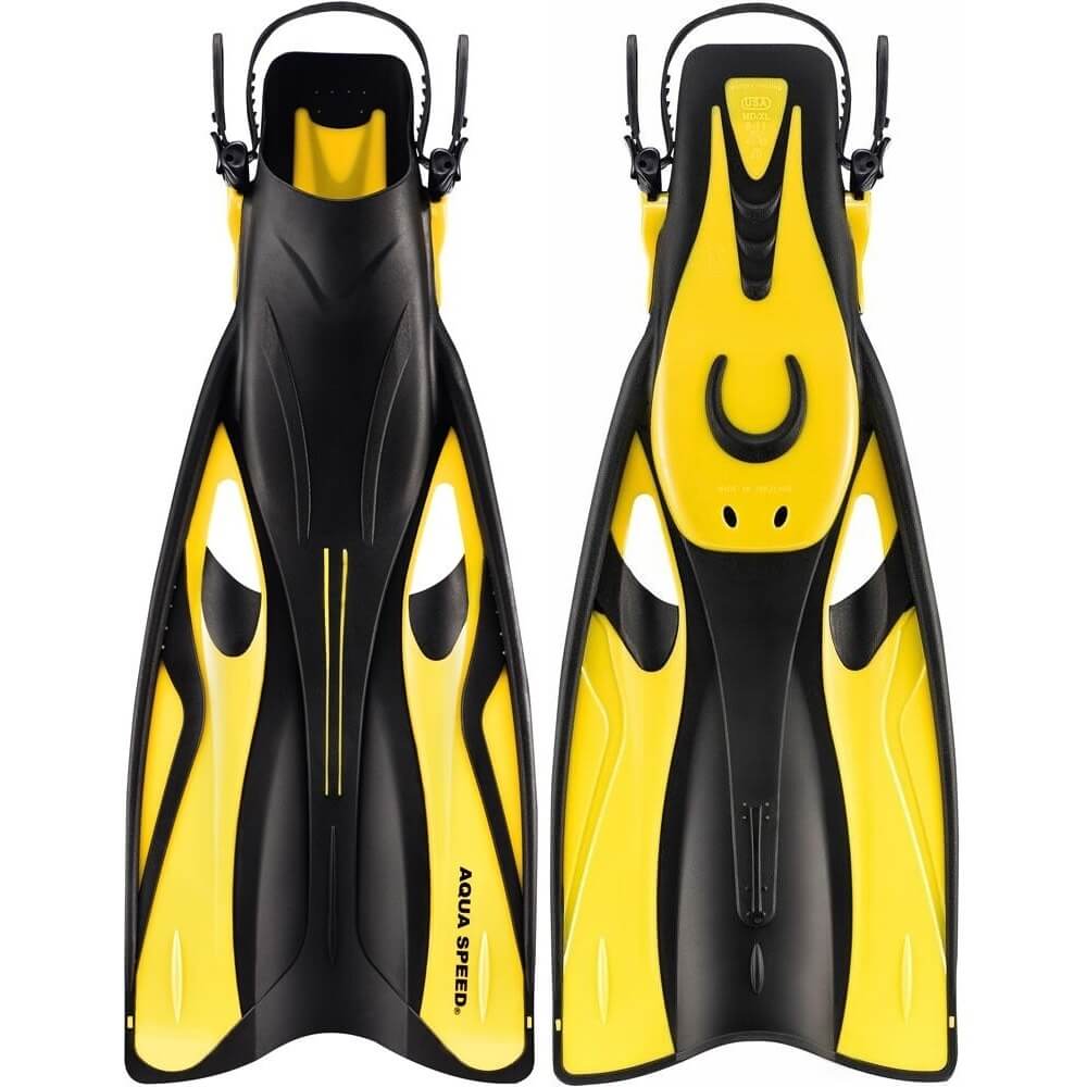 AQUA SPEED Swift Yellow snorkelēšanas pleznas
