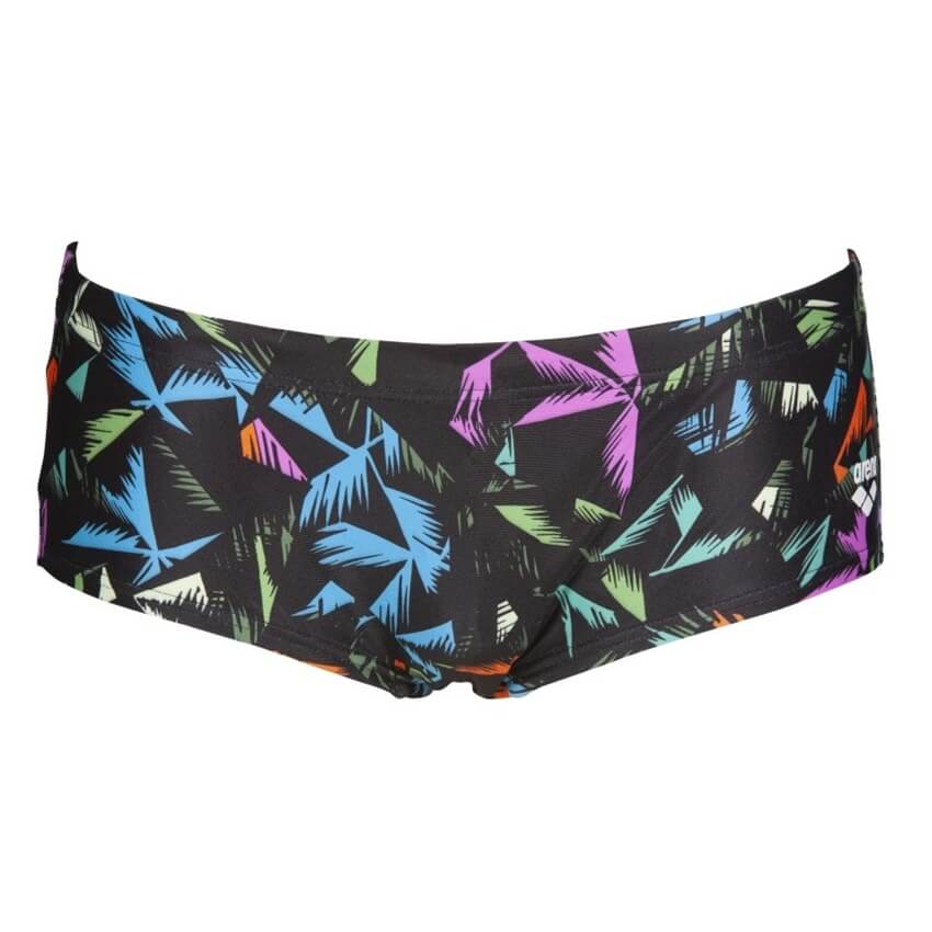 ARENA Multicolor Palms Low Waist Short Turquoise/Multi vīriešu peldbikses