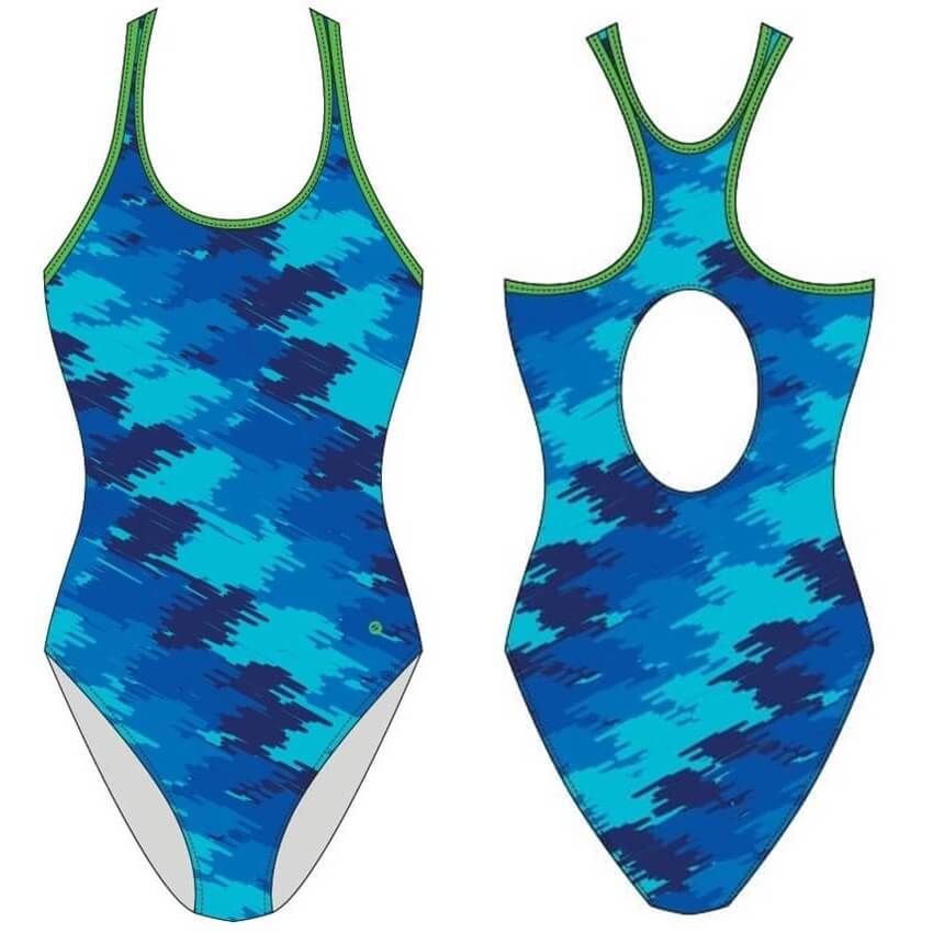 RAS Sacha Sport Back Royal Blue meiteņu peldkostīms