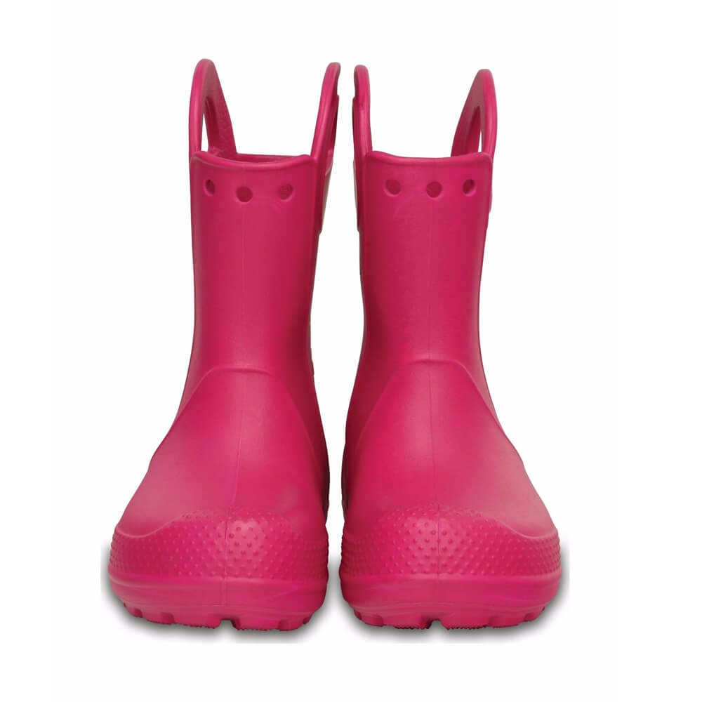 Crocs™ Handle It Rain Candy Pink bērnu lietus zābaki