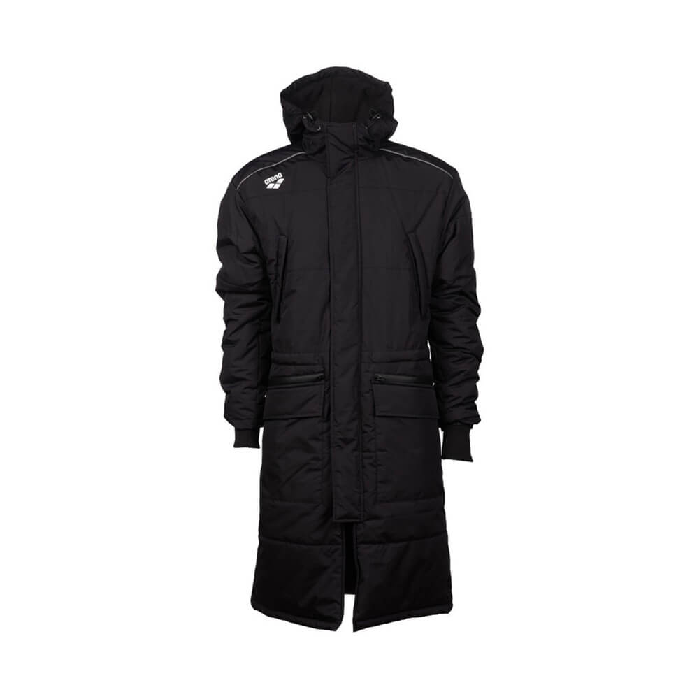 ARENA Team Parka Solid Black