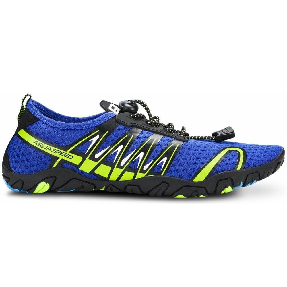 AQUA SPEED Gekko Blue/Fluo Yellow ūdens apavi