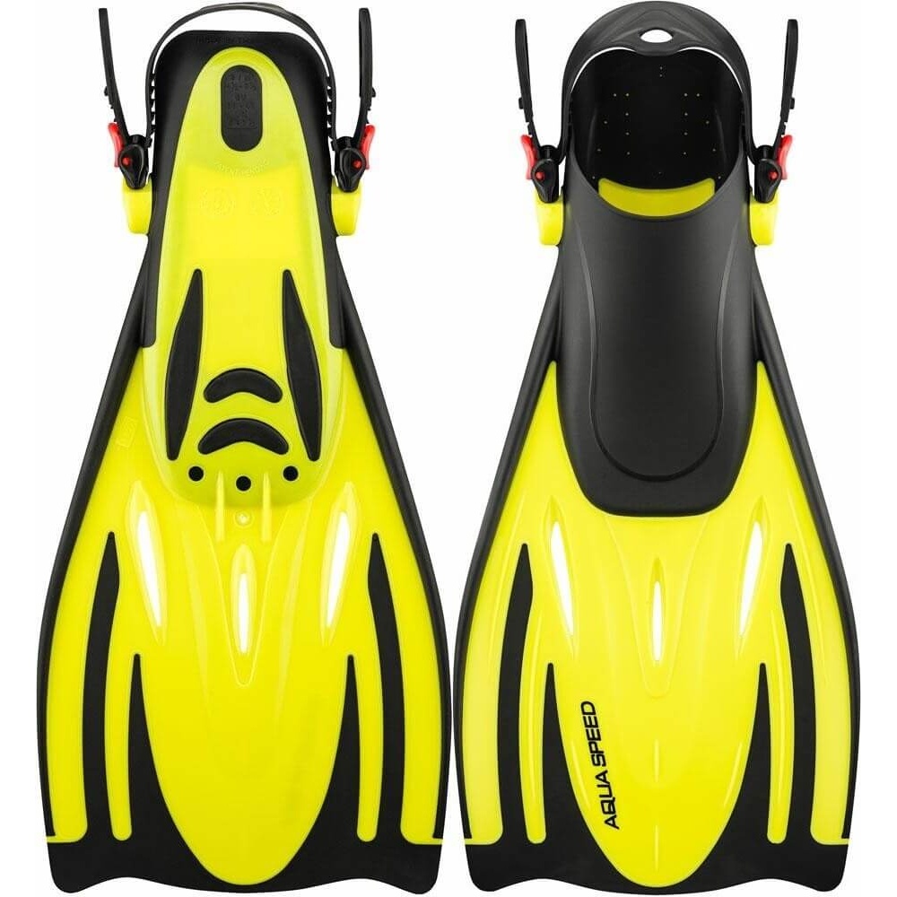 AQUA SPEED Wombat Yellow snorkelēšanas pleznas