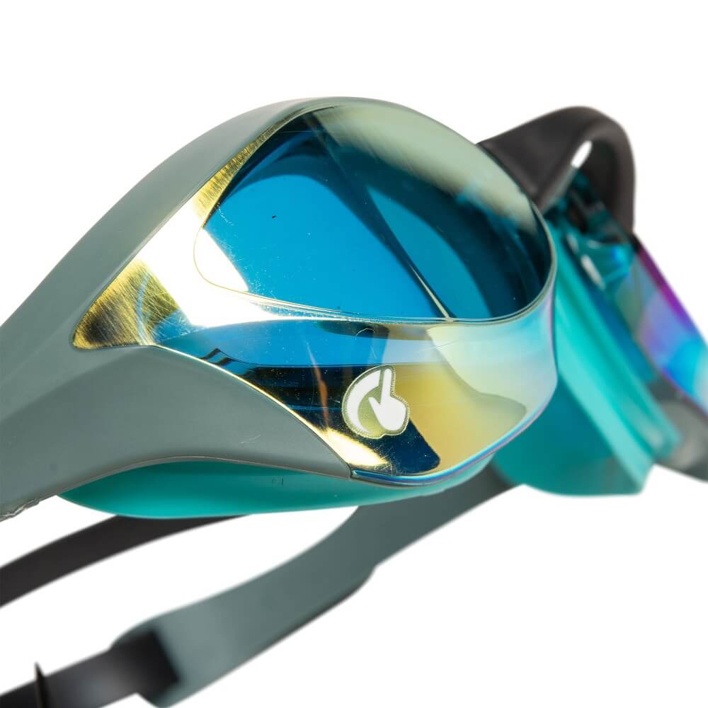 ARENA Cobra Ultra Swipe Mirror Racing Goggles Emerald/Peacock peldbrilles