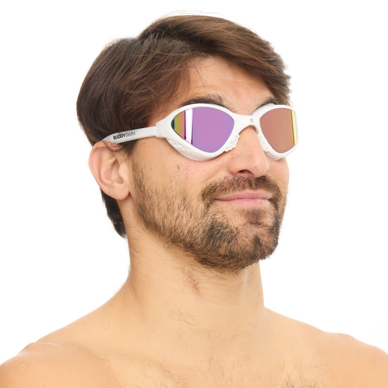 BUDDYSWIM OzeanX Mirror White/Iridium peldbrilles