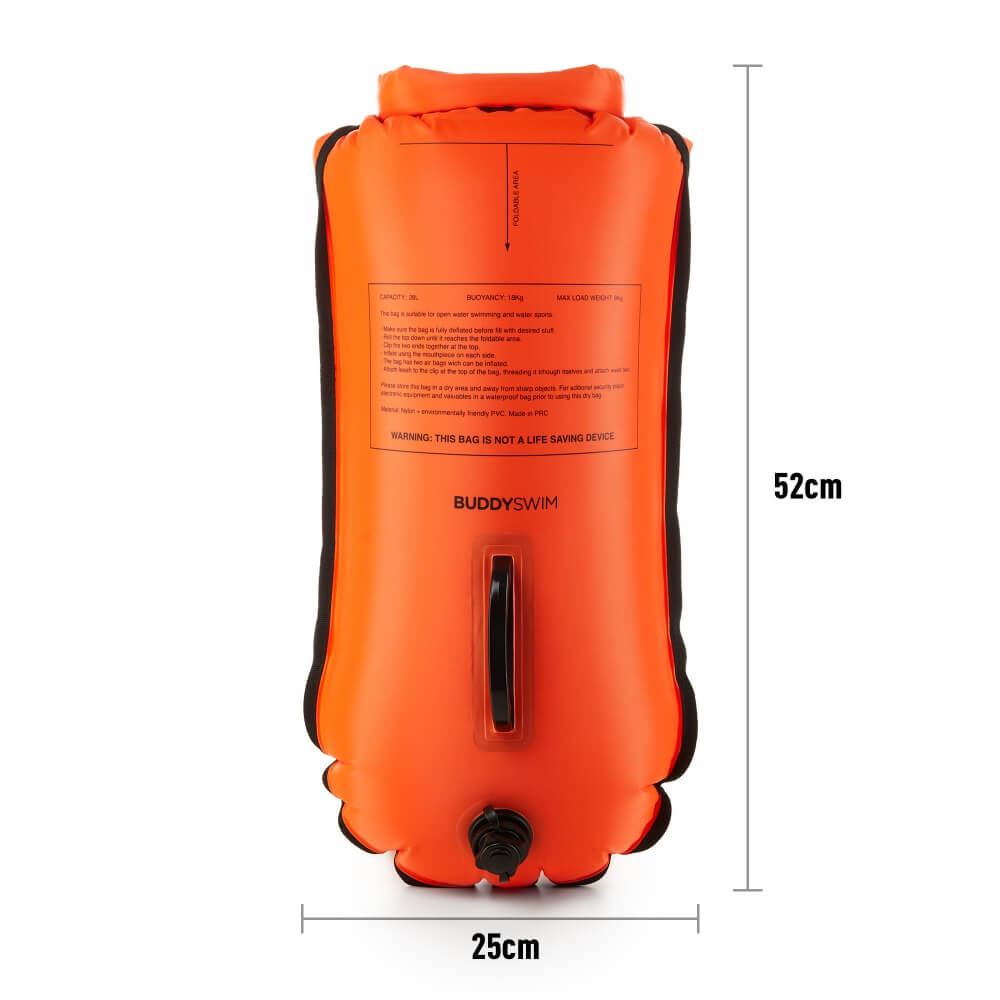 BUDDYSWIM Dry Bag Buoy CSW 28L Orange boja
