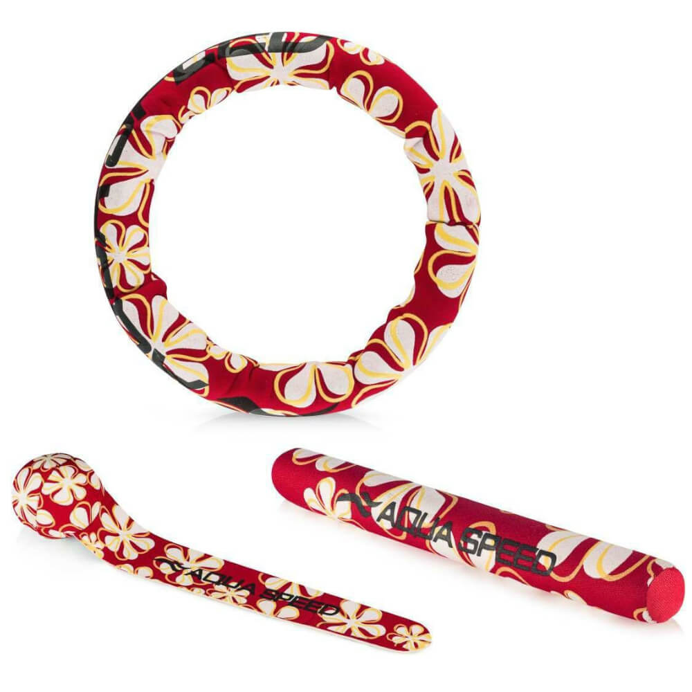 AQUA SPEED Toys Set Red grimstošās rotaļlietas