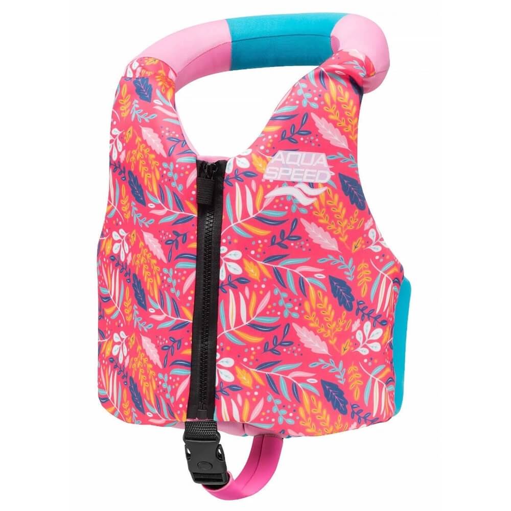 AQUA SPEED Aqua Pals Pink/Blue peldēšanas veste bērniem