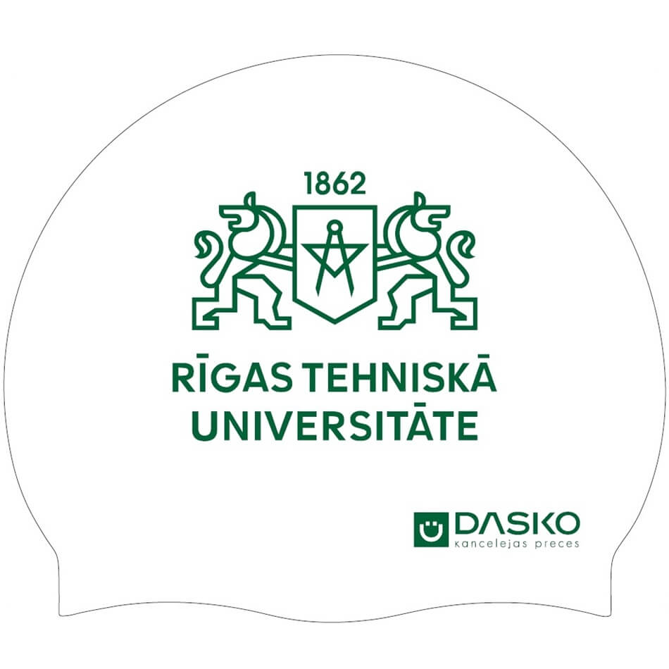 Individuālās apdrukas peldcepure Rīgas Tehniskā Universitāte #50