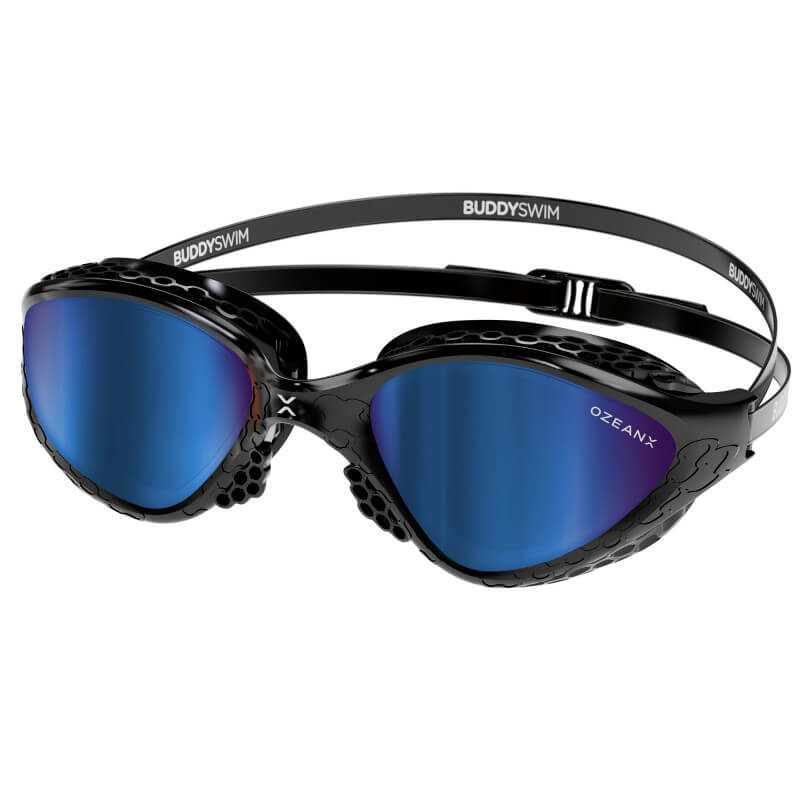 BUDDYSWIM OzeanX Mirror Black/Blue peldbrilles