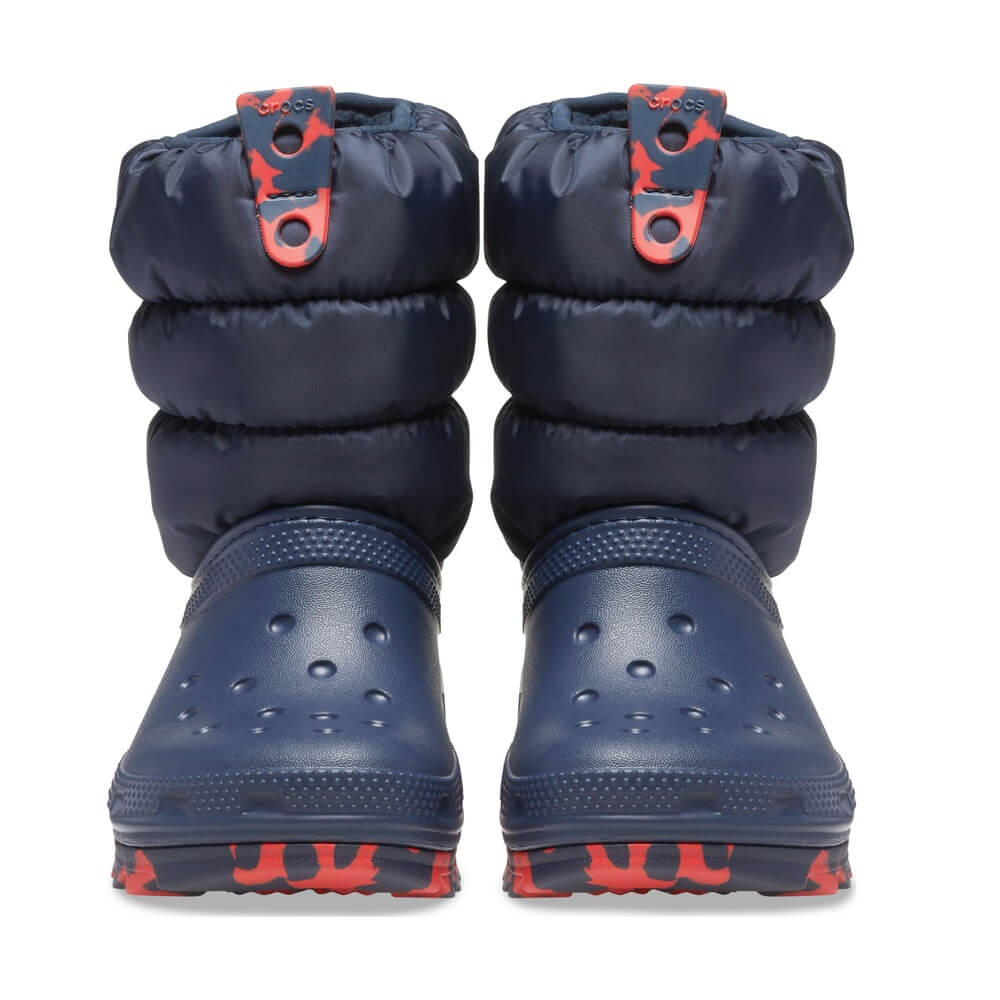 Crocs™ Classic Neo Puff Navy bērnu zābaki